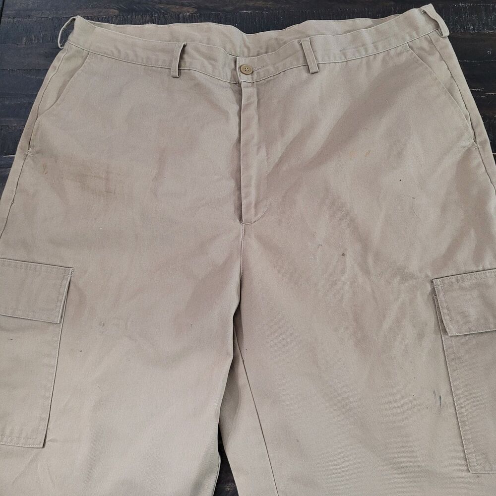 Edwards Khaki Cargo Pants Men's Size 40x30 Casual Utility Workwear